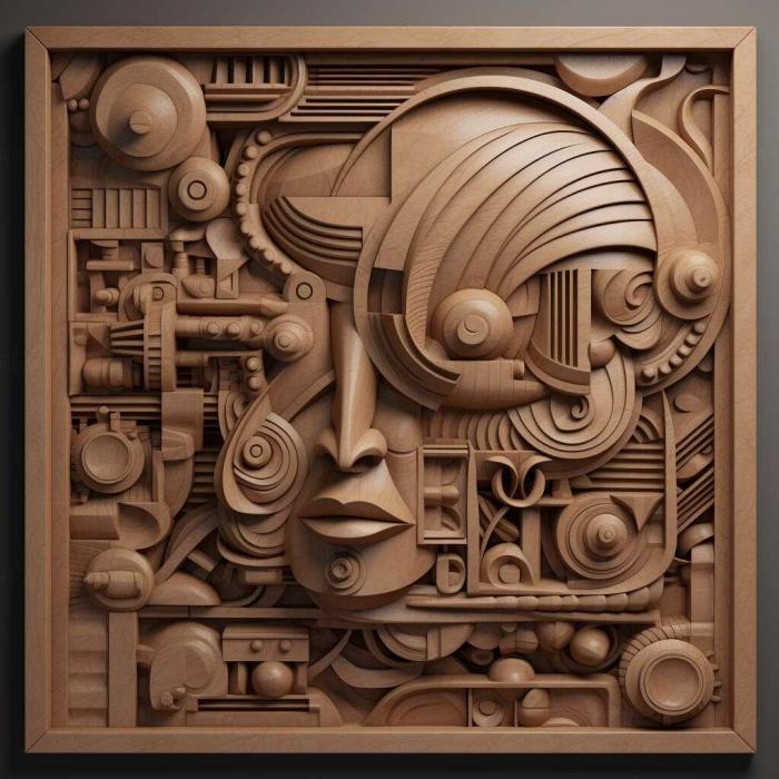 نموذج ثلاثي الأبعاد لآلة CNC 3D Art 